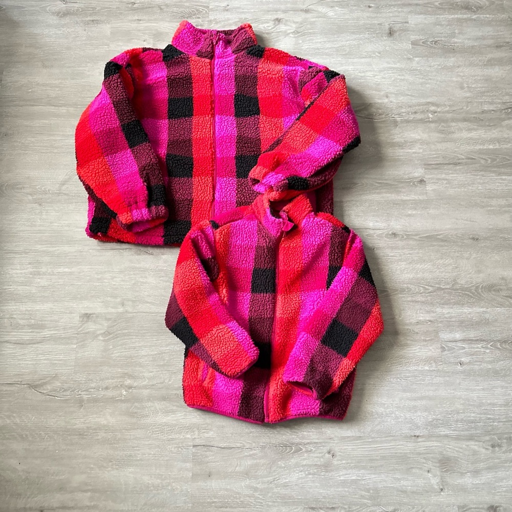 Mommy and me fleece jackets